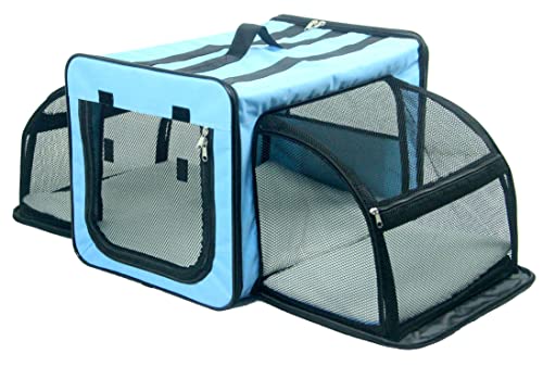Pet Life Pet Crate, Blue, X-Large