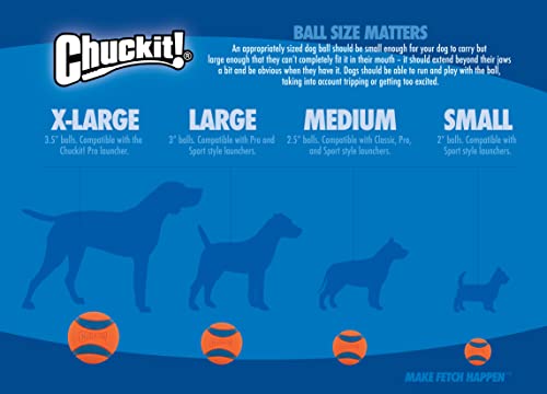 Chuckit! Dog Fetch & Fold Ball Launcher And 4-Pack Ultra Ball Bundle, Medium