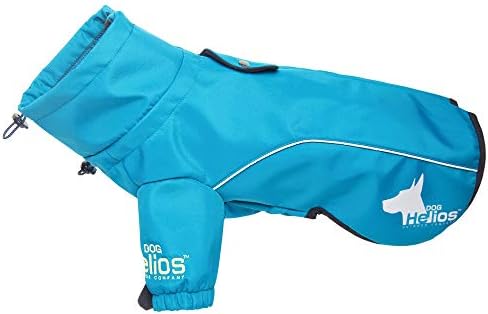 Dog Helios Extreme Softshell Performance Fleece Dog Coat  Small/Blue