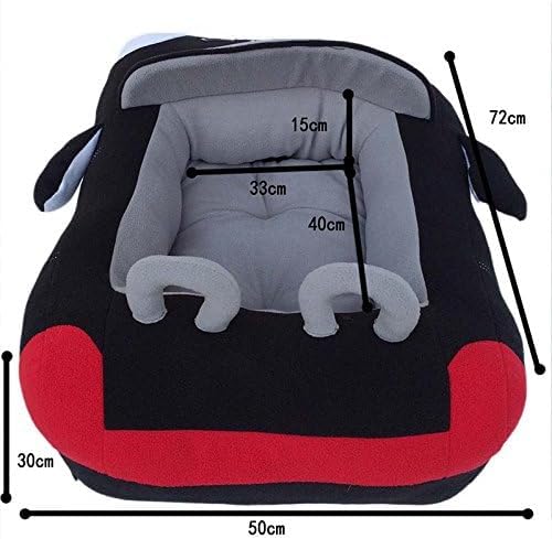 Badass Sharks Cool Pet Puppy Pet Dog Cat Bed Car Shape Luxury Dog Cat Bed Pet House Teddy Warm Sofa Puppy Nest Cushion Kitten Winter Fashion Padded Kennel With Mat 70X50Cm