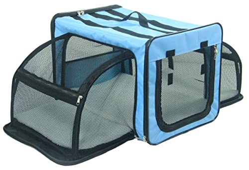 Pet Life Pet Crate, Blue, X-Large