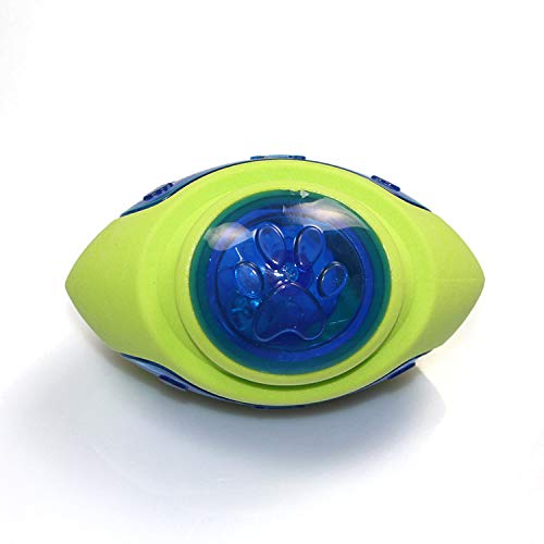 Pet Believe Dog Toy Rugby Ball Large Size Squeaky Pet Led Light Toy Color May Vary  1 Pcs (Colour May Very)