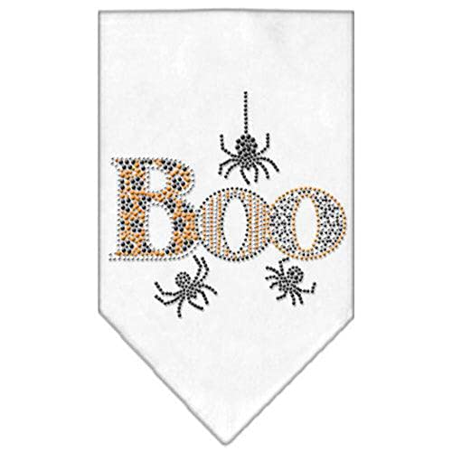 Mirage Pet Products Boo Rhinestone Bandana Grey, Small