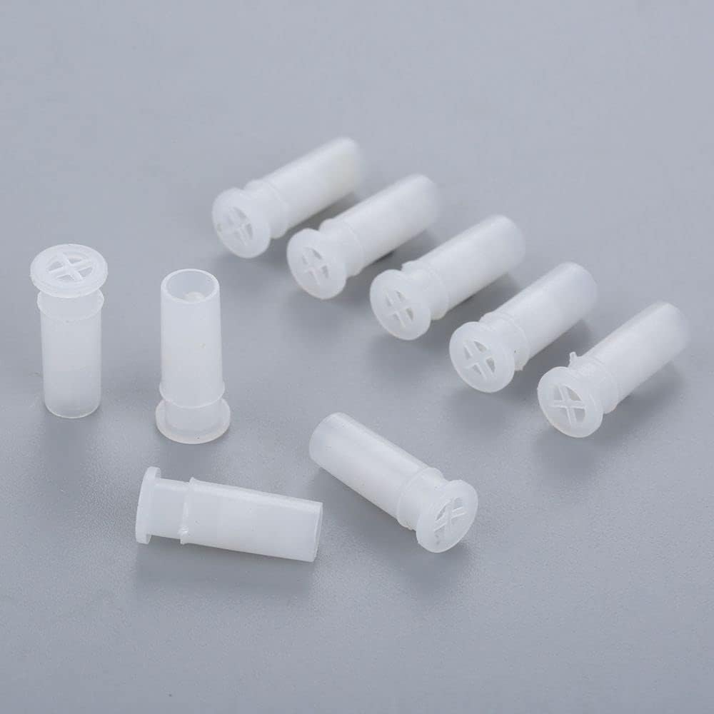 Jinshining 100 Pcs Noise Makers Insert Squeakers, Plastic Dog Squeaky Toy Whistles,Insert Replacements Diy Accessories Toys,Dog