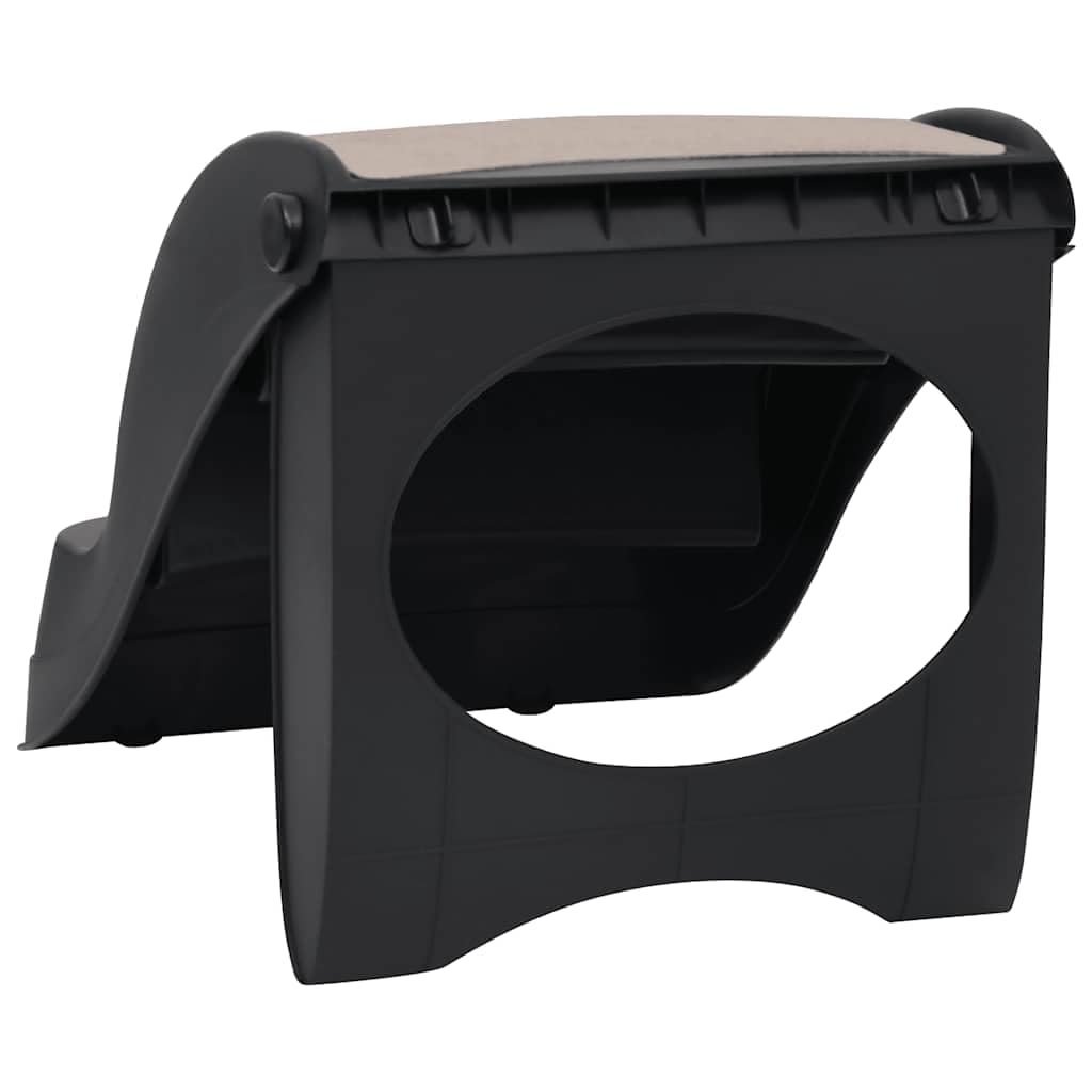 vidaXL Folding 3-Step Dog Stairs - Lightweight, Portable, and Foldable - Non-Skid Steps for Small to Large Pets - Stylish and Pr