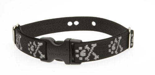 LupinePet Originals 1'' Bling Bonz 16-24'' Containment Collar Strap for Medium and Larger Dogs
