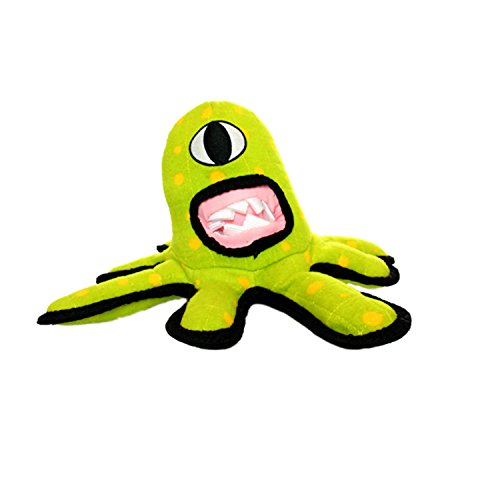Tuffy Alien Durable Dog Toy, Green