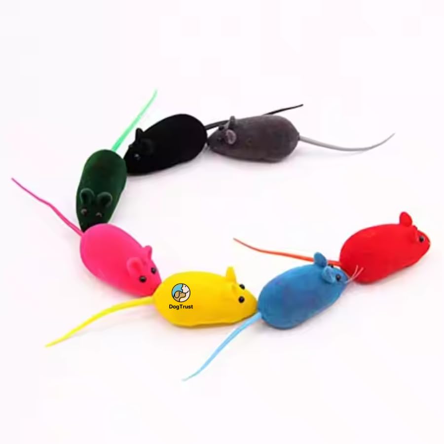 Dog Trust Realistic Cat Mouse Plush Toy  Interactive Kitten Mice Chew Toys For Engaging Playtime Molar Supplies, Enriching Your