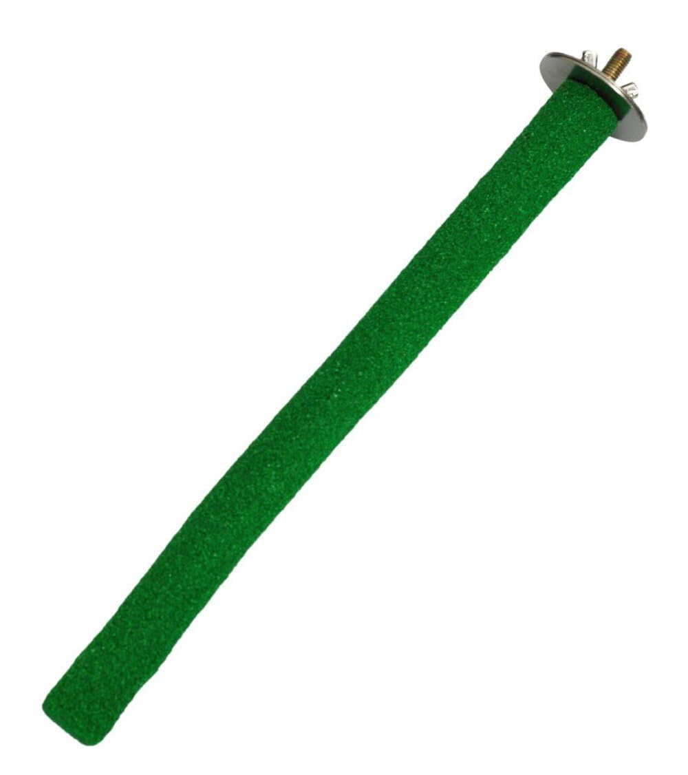 A&E Cage Company 1'' X 10'' Sand Covered Perch - Medium Sandstone
