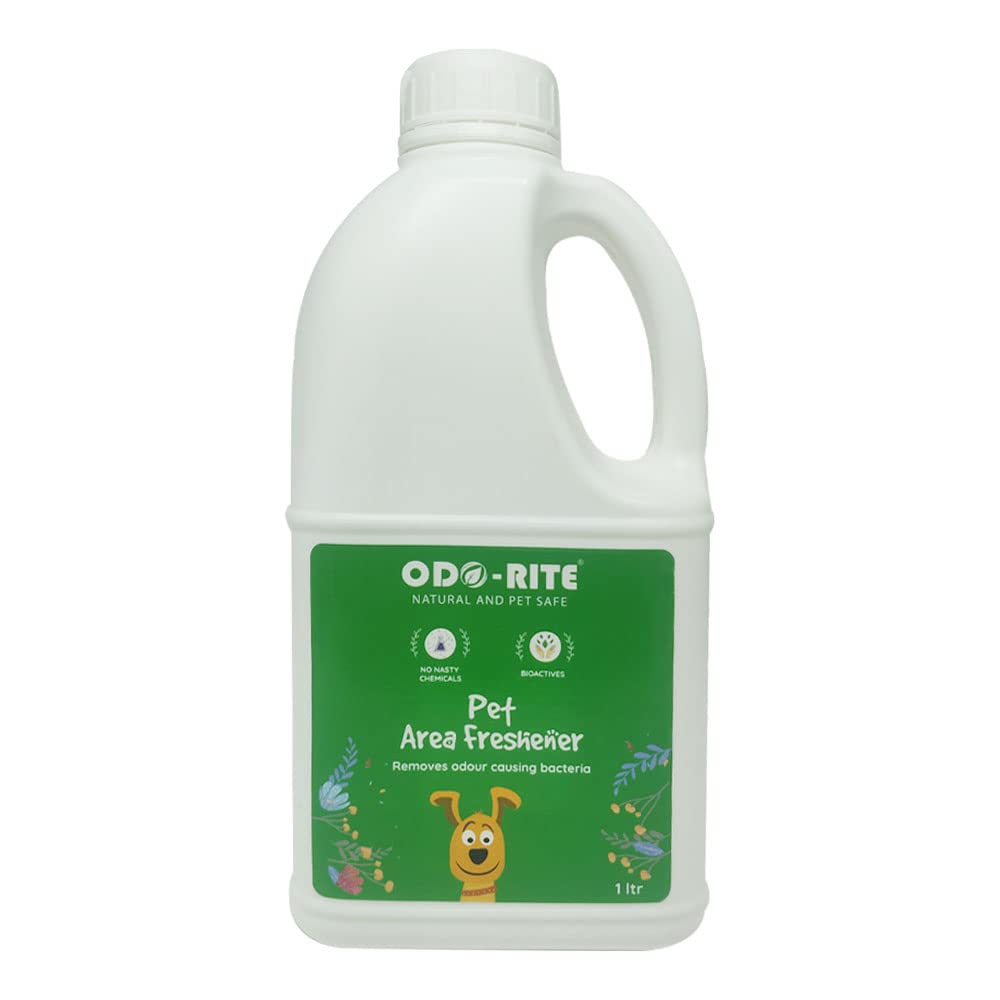 Odo-Rite Pet Area Freshener Spray-1000Ml|Refill Pack|Pet Odour Remover|Pet Safe & Child Safe|Biotechnological Based|Skin Safe|Ur