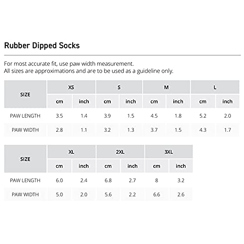 FouFou Dog 82542 2017 Rubber Dipped Socks, Small, Red