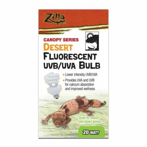 Zilla Canopy Series Desert Fluorescent Uvb/Uva Bulb 1 Count - Pack Of 12