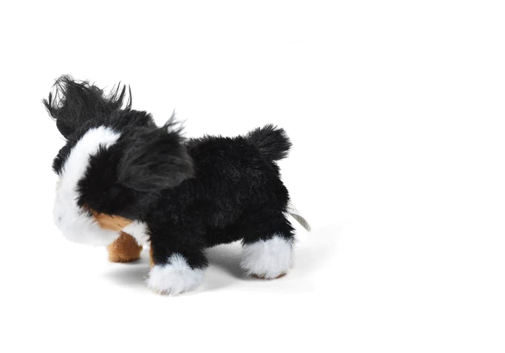 Oscar Newman Bernese Mountain Dog Pipsqueak Toy, 5-Inch Length, Multicolor