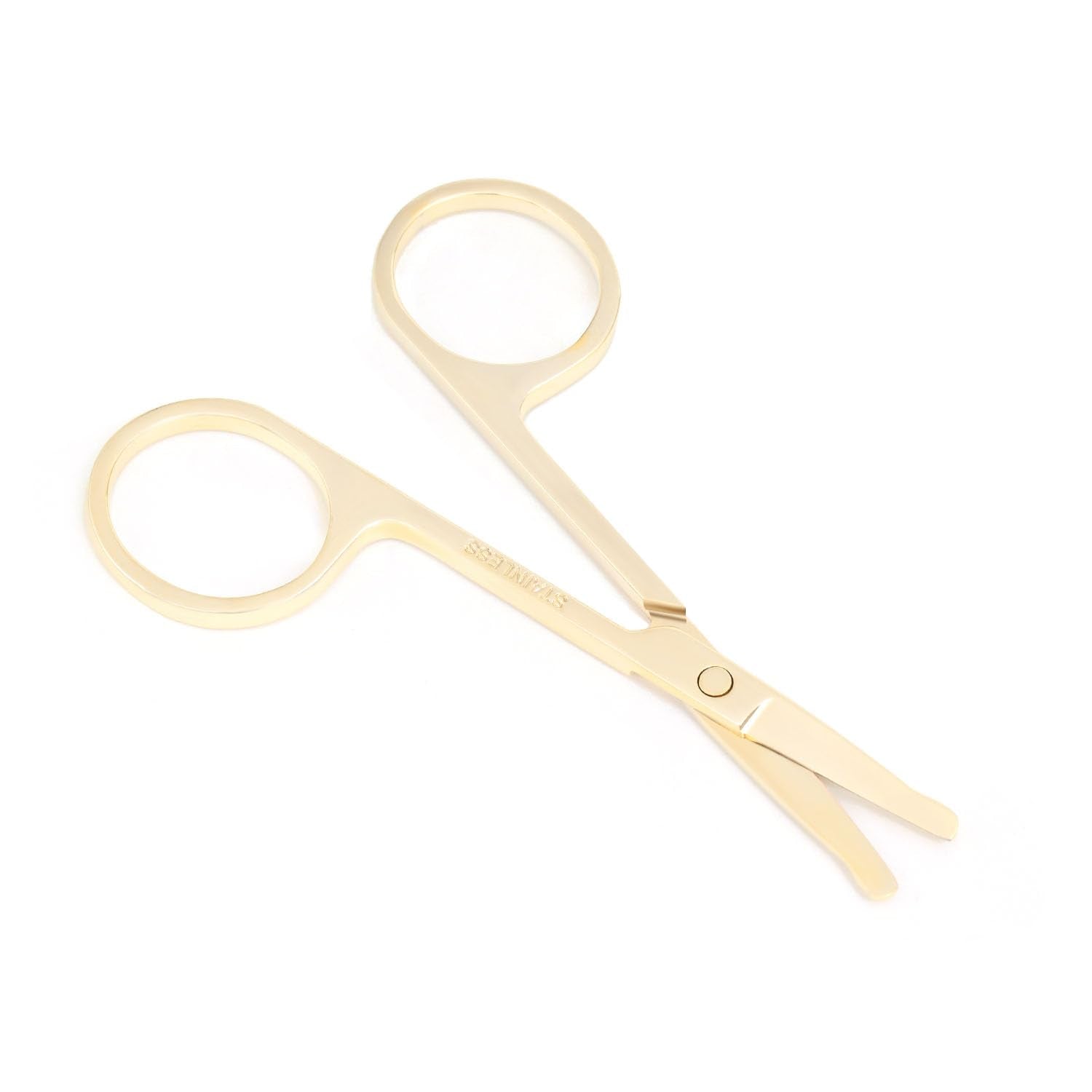 Yutoner 3.5 Inch Silent Pet Grooming Tiny Safety Scissors For Cats & Dogs - Quiet Alternative To Electric Clippers For Sensitive