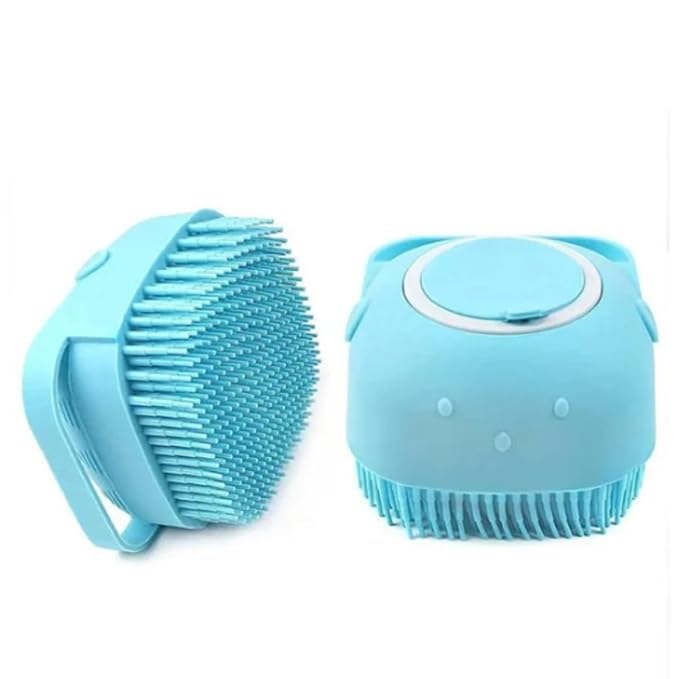 Zenvia Dog Bath Brush | Soft Silicone Bristles Pet Grooming/Bathing & Massage Brushes | Dog & Cat Accessories | Labrador, German