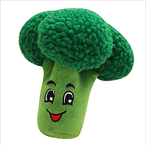 Broccoli Dog Toy With Squeaker - Plush, Interactive & Stimulating For Puppy