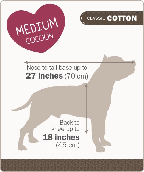 Sweet Goodbye Cocoon - Eco-Friendly Pet Burial & Cremation Ceremony Kit (Classic Cotton)- Casket For All Pets & Breeds - Dogs Ca