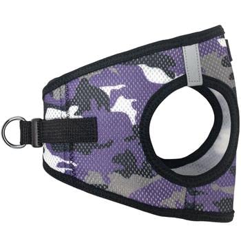 Doggie Design No Choke Dog Harness - Simple Step-In And Go Dog Vest For Small, Medium, And Large Breeds - Breathable Mesh Polyester Pet Harness - Purple Camo - L