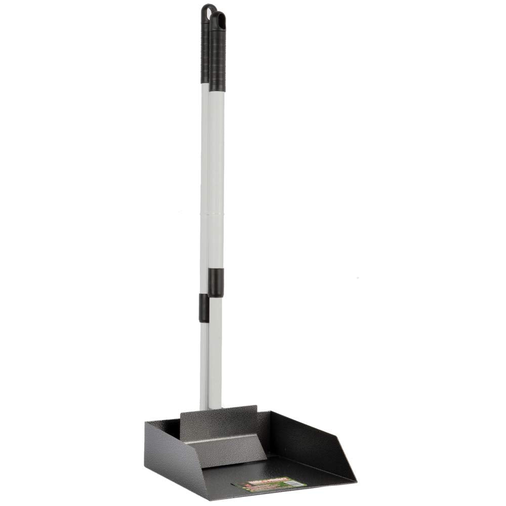 Precision Pet Little Stinker Heavy Duty Pooper Scoop, Extendable Handle, Small, Silver/Black, Model PN66200-KW