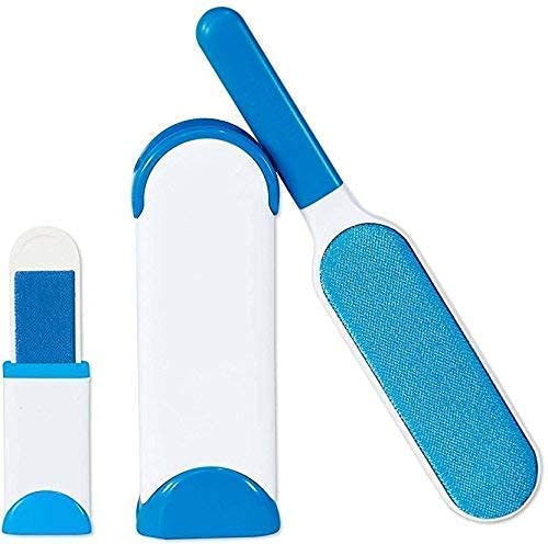 Ezalla DoubleSided StandardSize Pet Hair Remover| Cat And Dog Fur Lint, Fluff From Carpet, Car Seat, Couch, Clothing, Bedding,