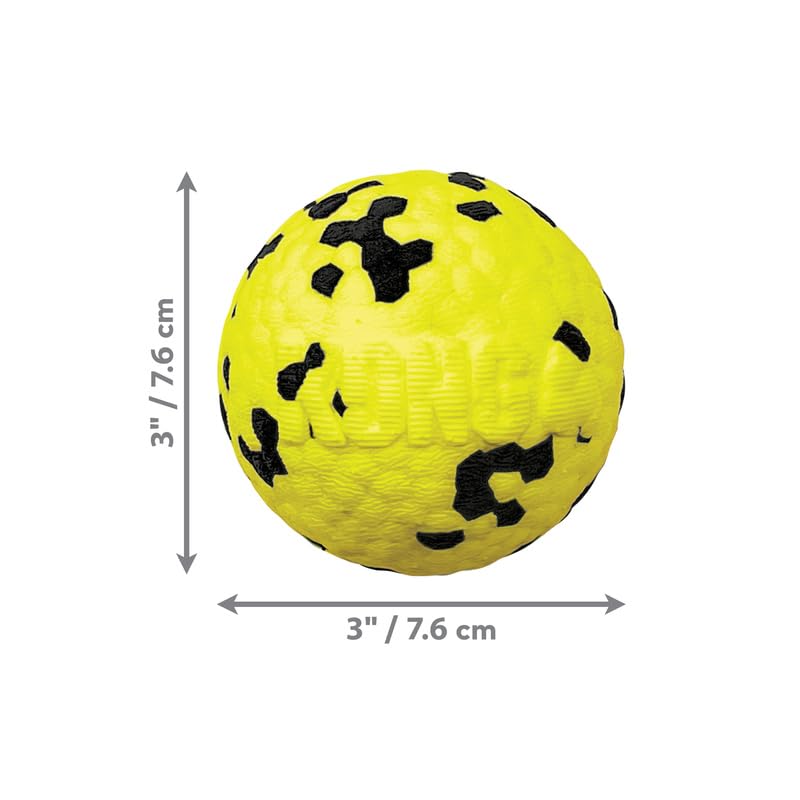 Kong Reflex Ball Durable Flexible Bounce Dog Toy (Large)