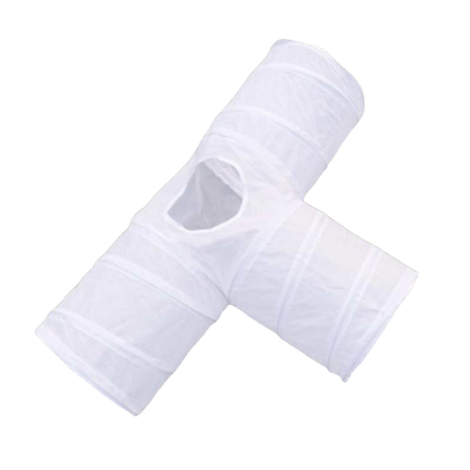 Saz Dekor Kitten Tunnel Tube Training Folded Kitten Cat Toys With Play Ball Cat Tunnel T Shape
