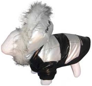 Fashion Striped Ultraplush Pet Parka Coat