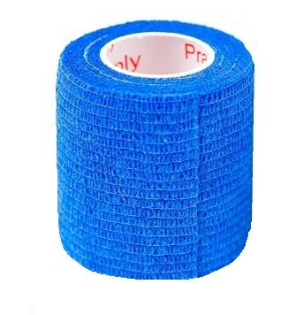 Prairie Horse Supply Vet Wrap Tape Bulk, Self Adherent Wrap Tape Stick Bandage, Grip Roll 2 Inches Wide x 15 Feet Long 6 Rolls -
