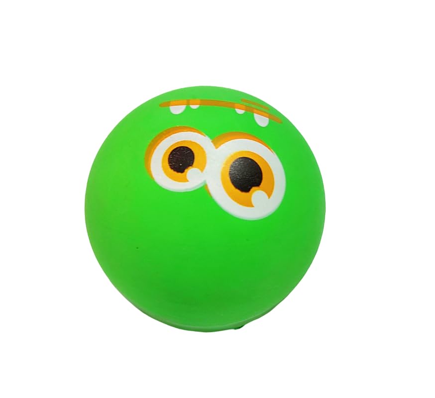 Bohobark Bouncy Fetch Ball For Dogs  NonToxic Rubber Toy For Chewing, Fetching & Dental Health