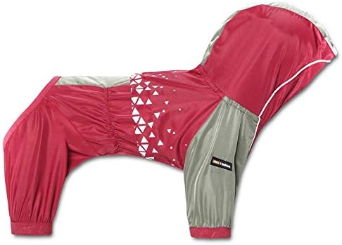 Dog Helios Vortex Full Bodied Waterproof Windbreaker Dog Jacket Large/Red