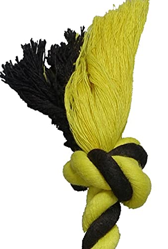 Sumo Rubber Dog Toy - Stick Shape, Yellow Color, Durable and Fun for Pets