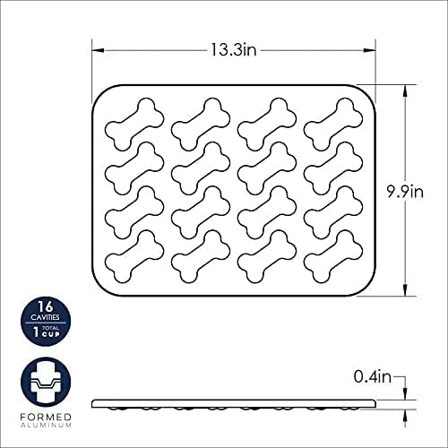 Nordic Ware Puppy Love Pan, 16 Cavities, Navy
