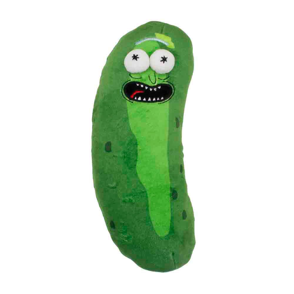 Buckle-Down Dog Toy, Comedy, Plush Squeaker Rick And Morty Pickle Rick Greens, Dtpt-Rmyr 10' X 3'