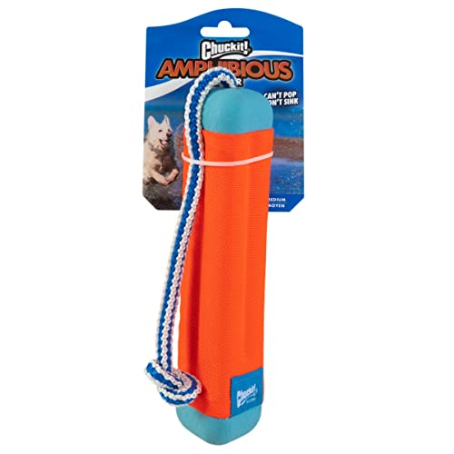 Chuckit Amphibious Bumper Fetch And Float Dog Toy Medium (Colors Vary)