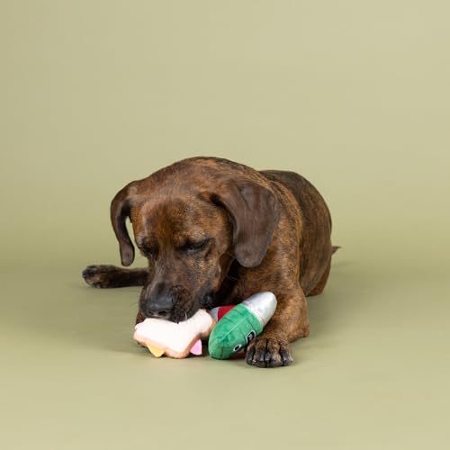 Fringe Studio Plush Dog Toy Set, Tool Time Treats, 3 Piece Set, Pet Shop Collection (662045)