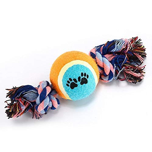 Psk Pet Mart Cotton Dog Rope Chew Toy, Puppy Teething Toy, 11 Inches, Color May Vary