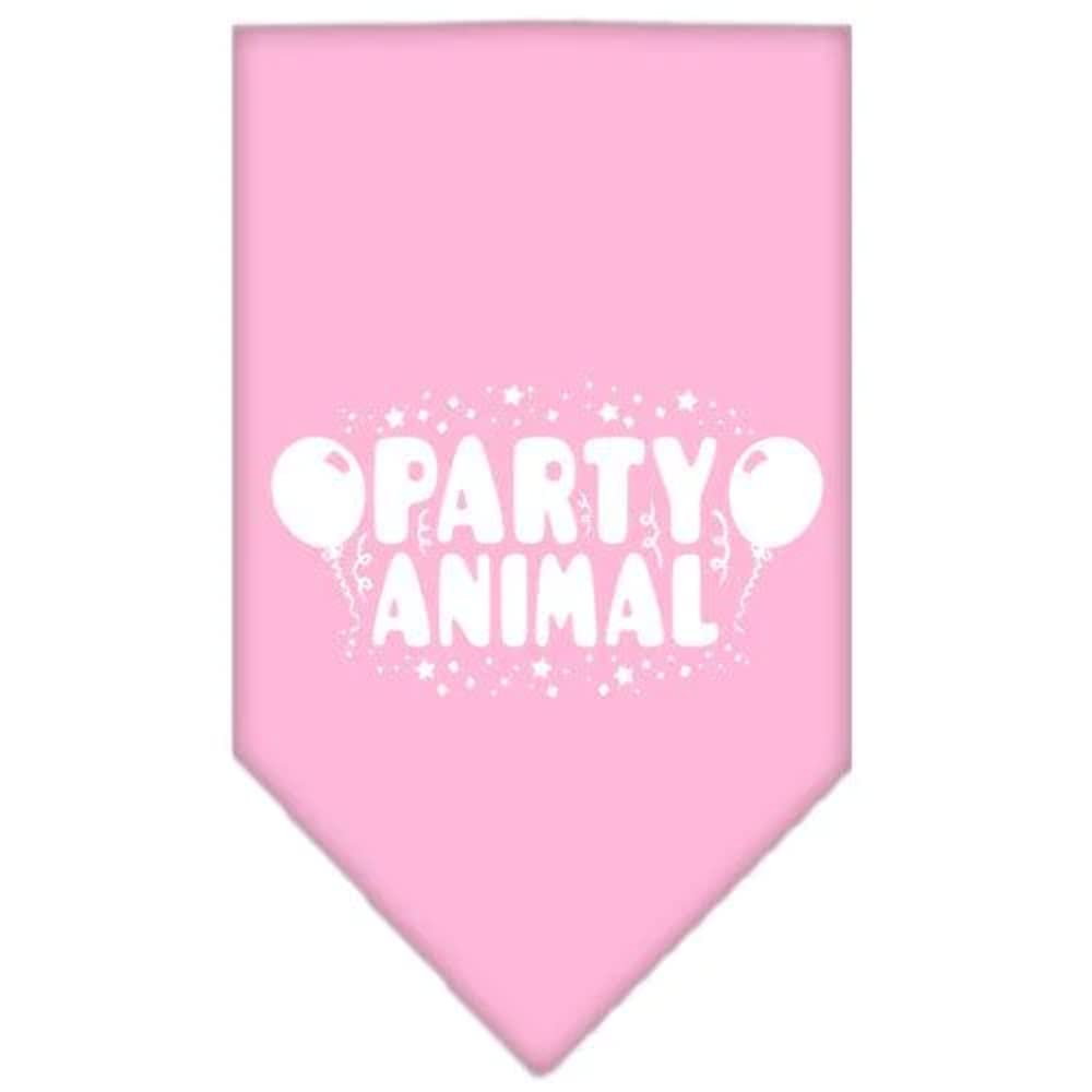 Mirage Pet Products Party Animal Screen Print Bandana for Pets, Small, Black