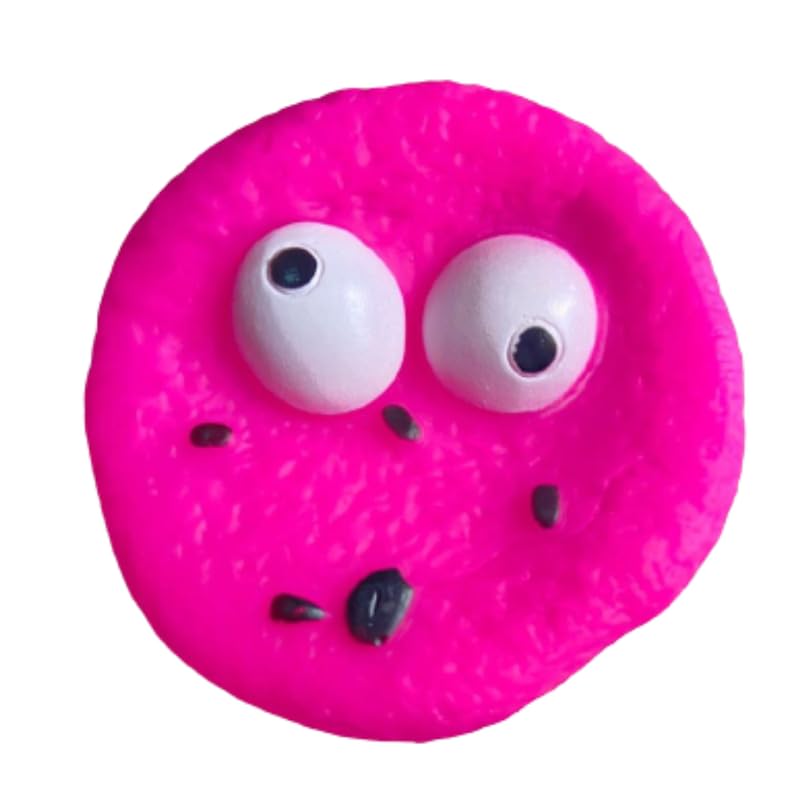 Dog Trust 1Pcs Donut Shape Rubber Pet Toy,Lovely Donut Shaped Squeaky Squeaking Sound Toy For Pet Chew Toy Squeaky Plush Dog Toy