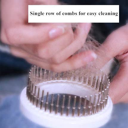 Pet Life  'WAGNIFY' 360 Degree and Multi-Directional Modern Grooming Pet Rake Comb