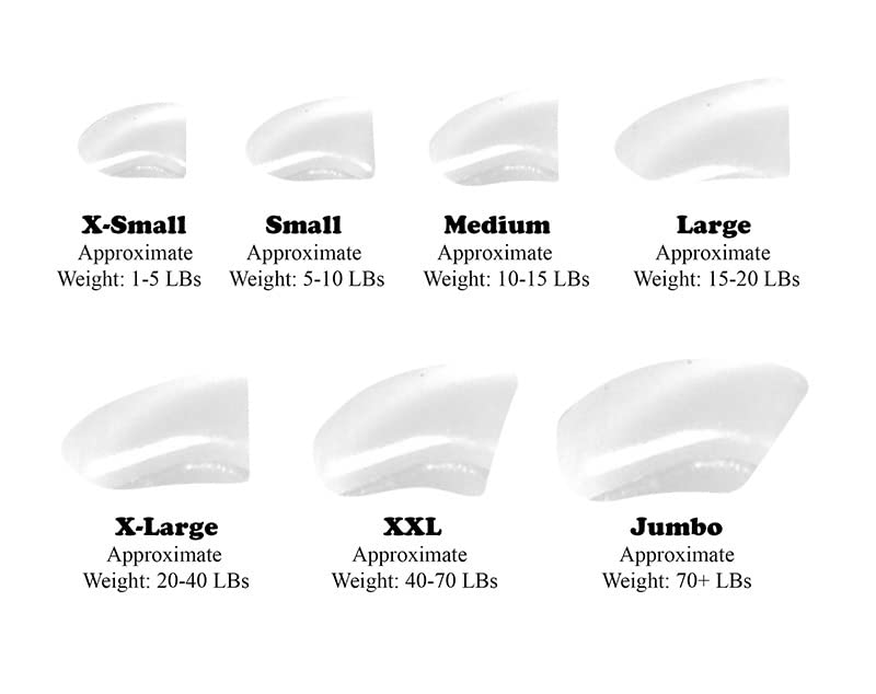Pretty Claws 60 Piece Soft Nail Caps With Adhesive For Dog Claws - Crystal Clear Jumbo