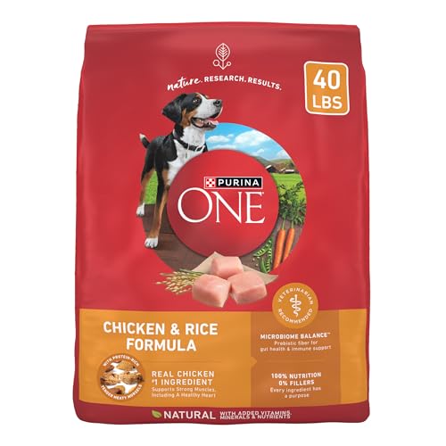Purina ONE Chicken and Rice Formula Dry Dog Food - 40 lb. Bag