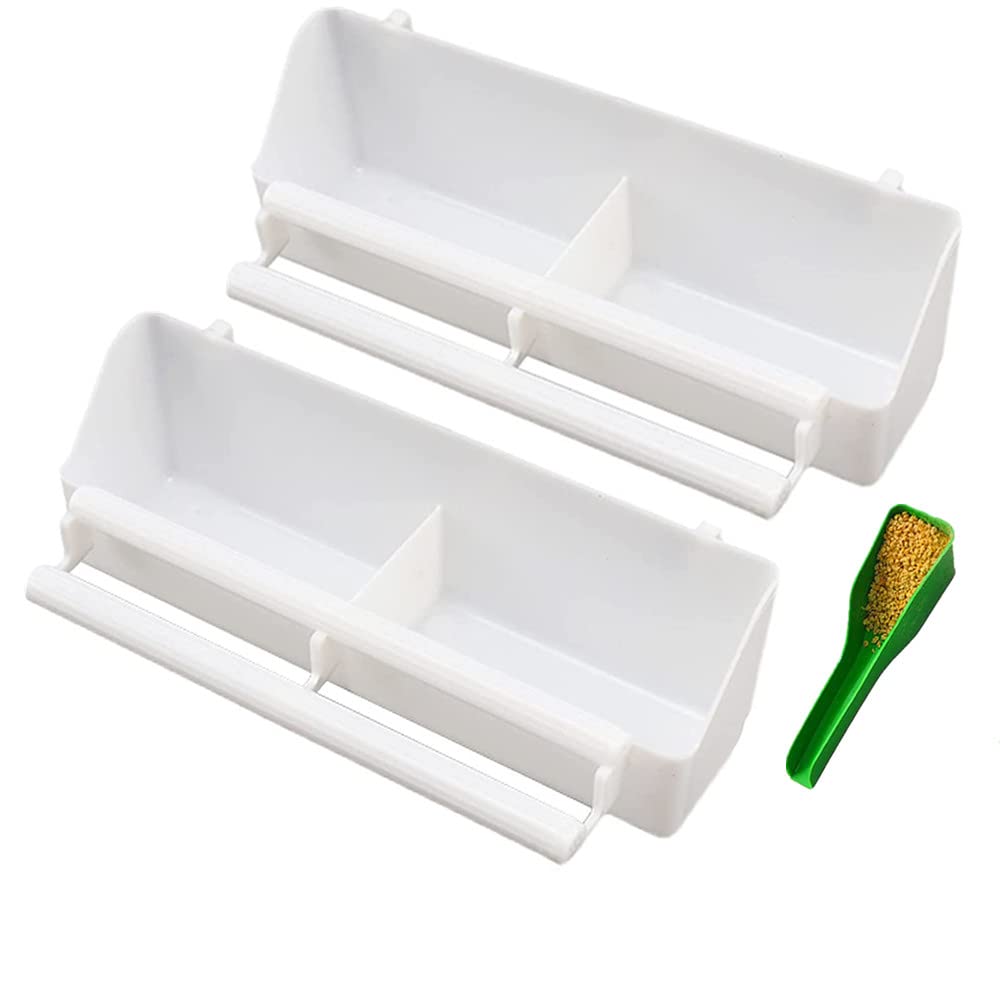 Bird Food Bowl Bird Feeder Pet Birds Food Dish Bird Water Bowls Pigeon Feeding Cups for Cockatiel Parrot Macaw Birds Small Anima