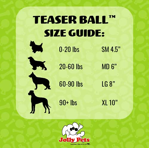 Jolly Pets Teaser Ball Dog Toy, Extra Large/10 Inches, Purple, X - Large/10 Inches (1510 Pr)
