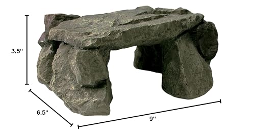 Zilla Reptile Habitat D  Cor Shale Rock Den, Medium