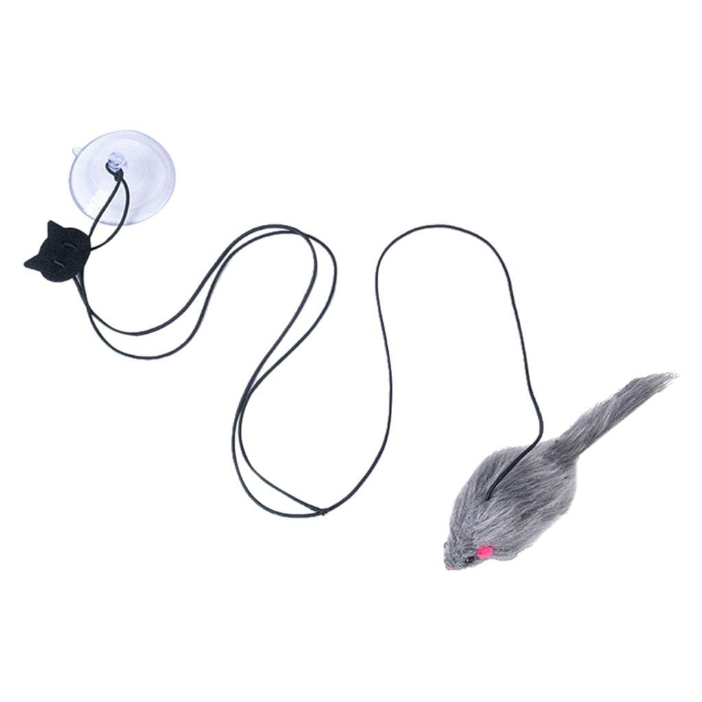 Heavenglow Cat Teaser Toy Interactive Hanging Mice Playing Training Catcher Cat Toys | Cat Supplies