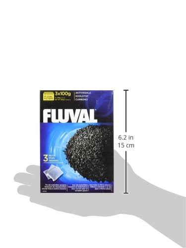 Fluval Carbon Nylon Bags For Aquarium, 100Gm, 9-Pack