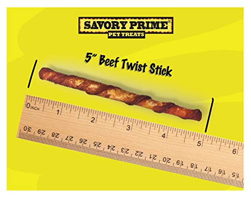 Savory Prime 20-Pack Twist Sticks, Beef