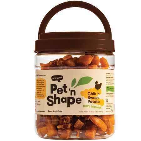 Pet n Shape Sweet Potato Chews Jerky Dog Treats - 1 Pound