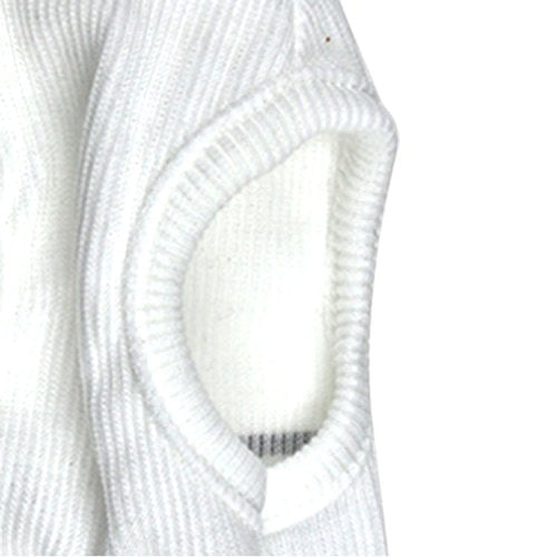 Droolingdog Small Dog Clothes White Dog Shirt Puppy Sweater Pet T-Shirt For Small Dogs, Xs, White