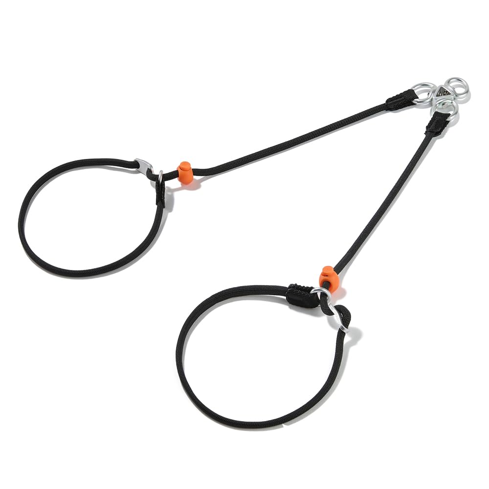 Howgo Double Slip Leash Slip Lead | Dual Dog Lead For 2 Dogs,360 Swivel No Tangle | Dog Training Nylon Leash And Collar | Double